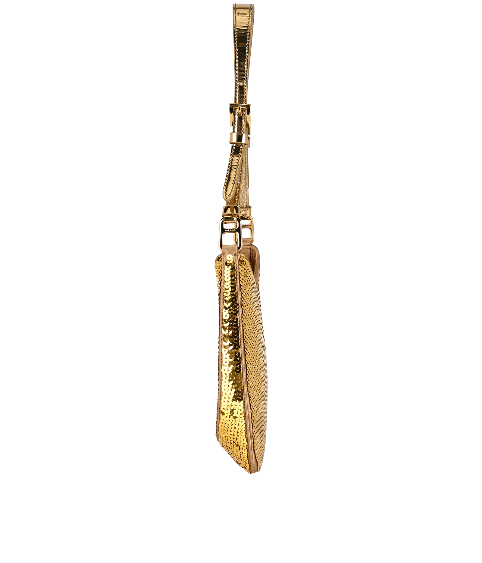 Shoulder, &pound;950, Handbags, Gold, Sequins, Bottom view